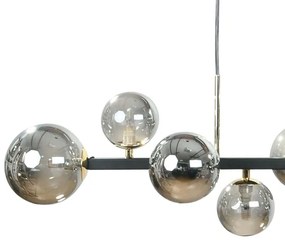 Zuma Line 1214 - Lestenec na žici SERENITY 10xG9/8W/230V črna/dimljena črna