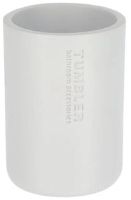 Kúpeľňový pohár Loudis, biela, 350 ml