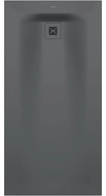 DURAVIT Sustano obdĺžniková sprchová vanička z materiálu DuraSolid, Antislip, 1600 x 800 x 30 mm, tmavo šedá matná, 720284650000000