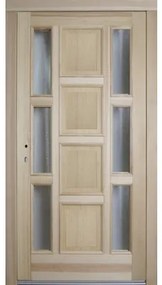 Vchodové dvere BB 117 drevené 110x210,5 cm L základný náter