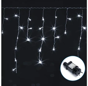 Aigostar B.V. Aigostar - LED Vonkajšia dekoračná reťaz 75xLED/6W/230V 15x0,6m IP44 studená biela AI1888