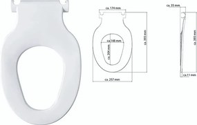 Eisl Sanitär WC sedadlo s detskou vložkou Duroplast Soft Close Family 82940
