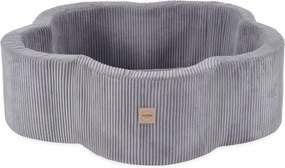 Suchý bazén kvietok – sivý menčester 95×30 cm + 200 guličiek