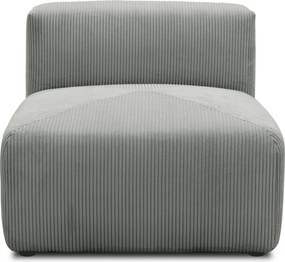 XXXLutz DIEL POHOVKY, textil, svetlosivá MID.YOU - Sedačky - 001776018407