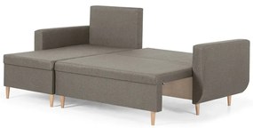 Rozkládací rohová sedací souprava DORIS Béžová