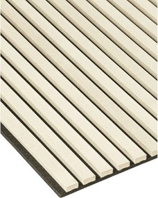 Drevený akustický panel, 2400 x 600 mm, B2BP002, breza