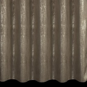 Dekorstudio Zamatový záves INGRID s riasiacou páskou 140x270 cm - hnedý