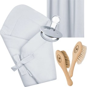 Detská súprava so zavinovačkou svetlo modrá