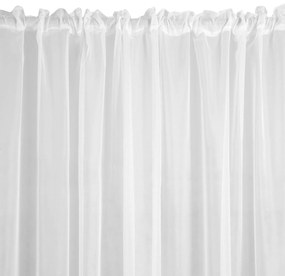 ZÁCLONA NA PÁSKE LUCY 200X270 CM BIELA