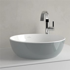 VILLEROY &amp; BOCH Artis okrúhle umývadlo na dosku bez otvoru, bez prepadu, priemer 430 mm, French Linen, 417943BCT7