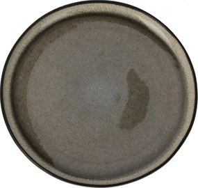 Kameninový plytký tanier Moss, pr. 26 cm