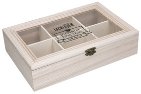 Kitchen Craft Drevený box na čajové vrecúška Le’Xpress