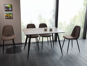 Jedálenský stôl Rhu (pre 4 osoby). Akcia -16%. Vlastná spoľahlivá doprava až k Vám domov. 805321