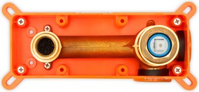 Rea Lungo, umývadlová podomietková batéria + BOX, zlatá matná, REA-B8652