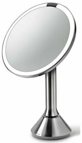 Simplehuman Kozmetické LED zrkadlo Sensor Touch DUAL, zväčšenie 5x, matná strieborná