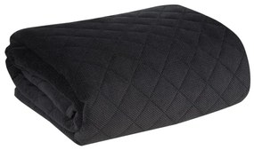 Dekorstudio Luxusný prehoz na posteľ MILO v čiernej farbe Rozmer prehozu (šírka x dĺžka): 220x240cm