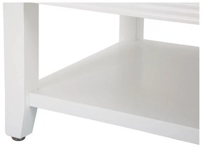 Biely konferenčný stolík z jedľového dreva 60x90 cm Shine – Mauro Ferretti