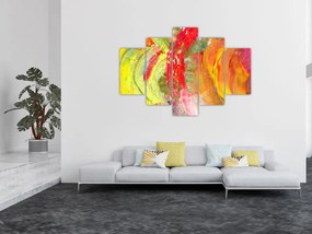 Obraz abstrakcie - maľba (150x105 cm)
