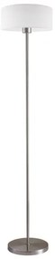 LED stojacia lampa TUNJA 1xE27/20W/230V priemer 30 cm matný chróm/biela