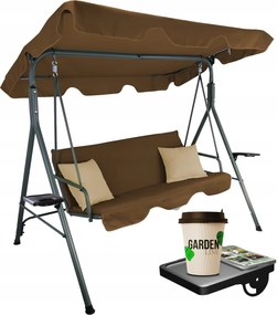 Zahradní houpačka Trappin A 170 cm hnědá