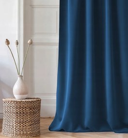 Tmavo modrý hotový záves 140 x 250 cm