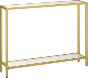 Konzolový stolek Vasagle Grit 100 cm zlatý