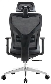 Kancelárska ergonomická stolička Neoseat MARCUZI — čierna, nosnosť 150 kg