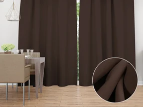 Biante Dekoračný záves Rongo RG-051 Hnedý 140x160 cm