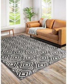 Tmavosivý koberec 133x190 cm Soft – FD