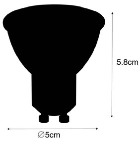 Sada 5 LED žiaroviek GU10 so senzorom súmraku 5W 380lm 2700K