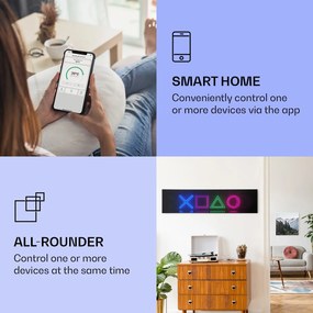 Klarstein Wonderwall Air Art Smart, infračervený ohrievač, 120 x 30 cm, 350 W, hra