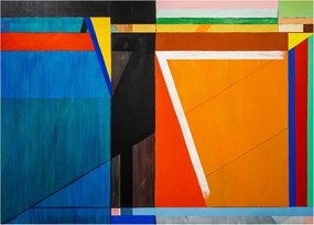 Sklenený obraz - Geometria (70x50 cm)