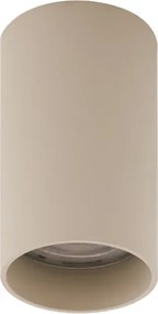Sada 4 moderných béžových prisadených bodových svetiel GU10 50mm okrúhle - Tuba