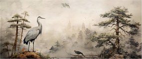 Obraz - Kreslená krajina (120x50 cm)