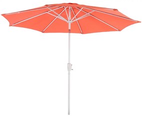 Slnečník N19 Ø 3m sklopný polyester/hliník - terakota