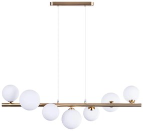 Azzardo AZ4409 - Luster na lanku SYBILLA 7xG9/25W/230V zlatá