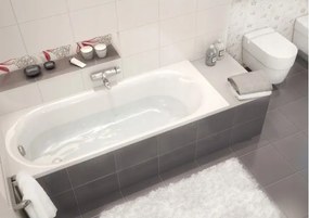 Cersanit Octavia, akrylátová vaňa 170x70cm + nožičky, biela, S301-253