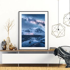 Plagát - Hora pod hviezdnou oblohou (A4)