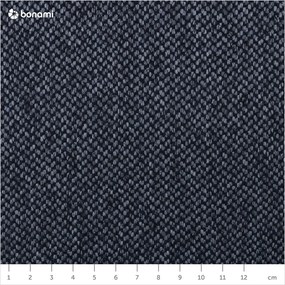 Tmavomodrá čalúnená dvojlôžková posteľ s úložným priestorom a roštom 180x200 cm Arendal – Cosmopolitan Design