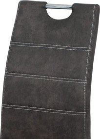 Jedálenská stolička sivá HC-486 GREY3