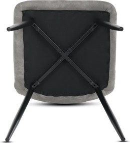 Jedálenská stolička sivá CT-281 GREY3