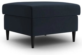Tmavomodrá zamatová podnožka Kyoto – Cosmopolitan Design