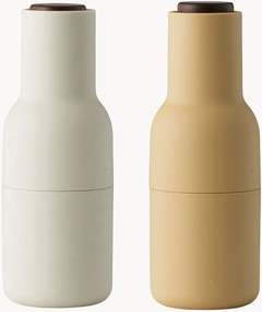 Mlynčeky na soľ a korenie's vrchnákmi z orechového dreva Bottle Grinder, 2 ks