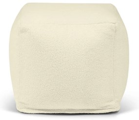 Krémový sedací vak z textílie buklé Up! MooG – SLOWDOWN