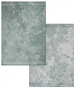 Obojstranný koberec DuoRug 5845 zelený