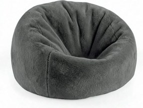Sablio Sedací vak Cocoon SOFTY - Graphite - 75 x 45 x 35 cm
