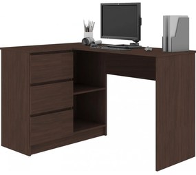 Počítačový stôl B16 ľavý wenge