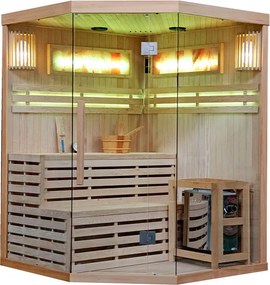 BPS-koupelny Fínska sauna Relax HYD-3948 180x180, 5-6 osôb
