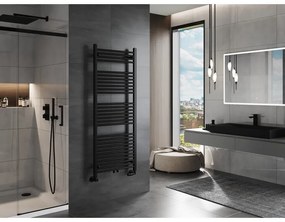 Mexen Mars, vykurovacie teleso 1500 x 600 mm, 729 W, čierna, W110-1500-600-00-70