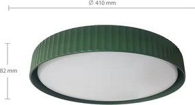 Brilagi -LED stmievateľné stropné svietidlo LUCIA LED/48W/230V pr. 41 cm zelené+diaľkové ovládanie